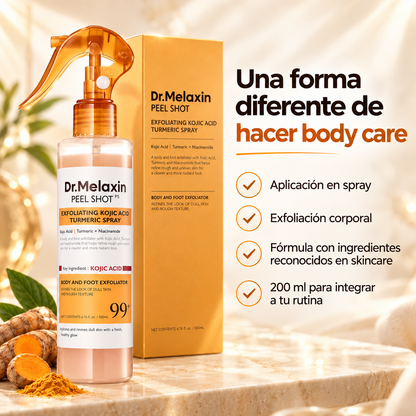 DR MELAXIN Peel Shot / Exfolia y revela una piel más suave, luminosa y uniforme