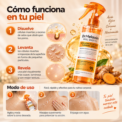DR MELAXIN Peel Shot / Exfolia y revela una piel más suave, luminosa y uniforme