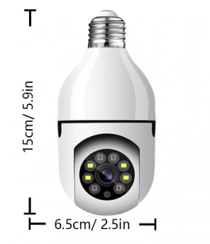 VigiLight 360™ / Cámara Inteligente Seguridad 360° para tu hogar.