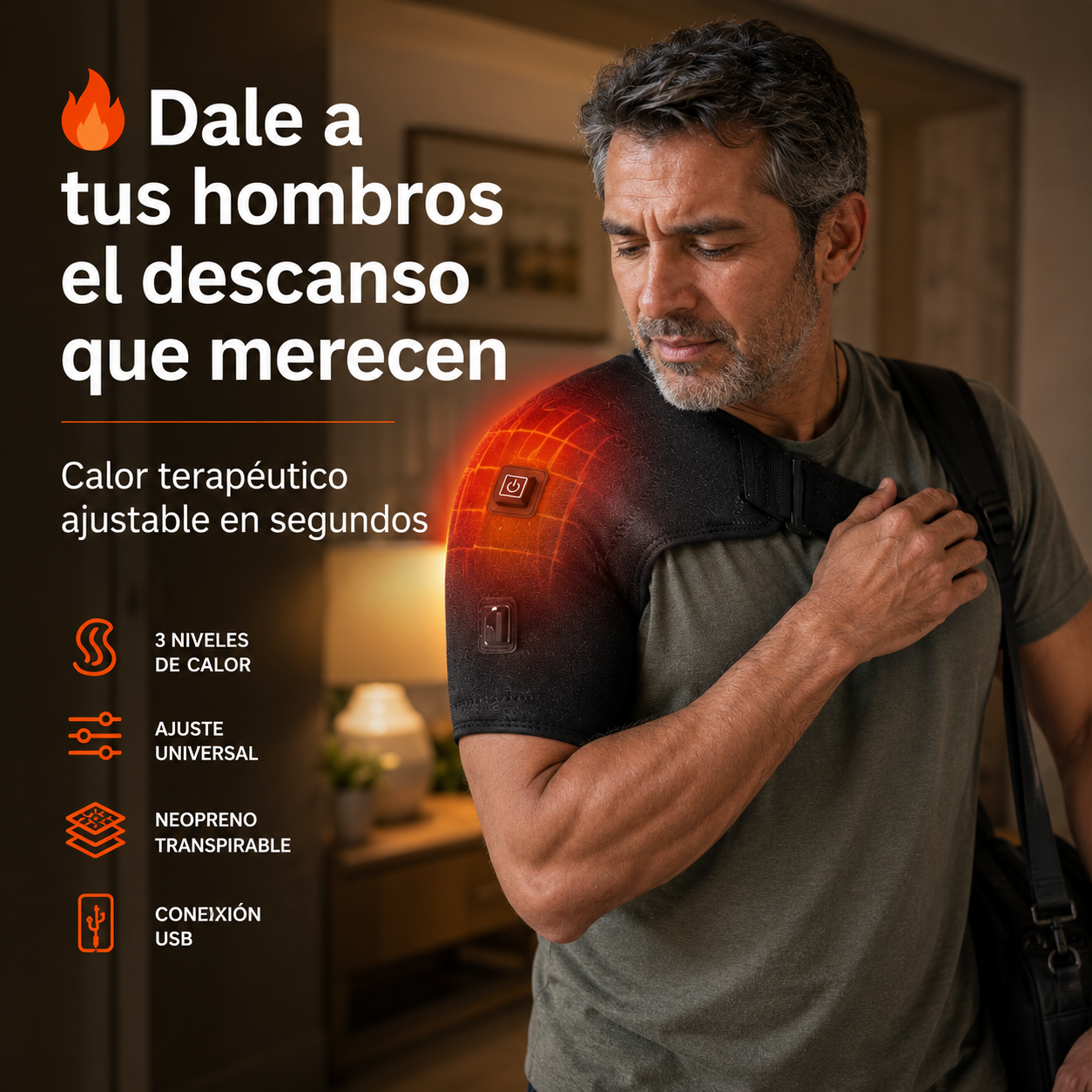 Hombrera Térmica 3 Niveles Calor