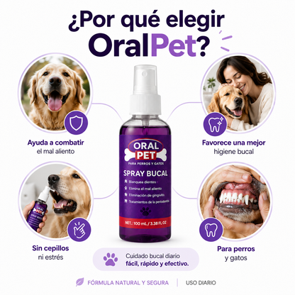 OralPet™️: El Secreto para Eliminar el Mal Aliento y el Sarro Sin Cepillar