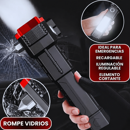 LUMINEX PRO  Linterna Multifuncianal  (Rompe Vidrios)