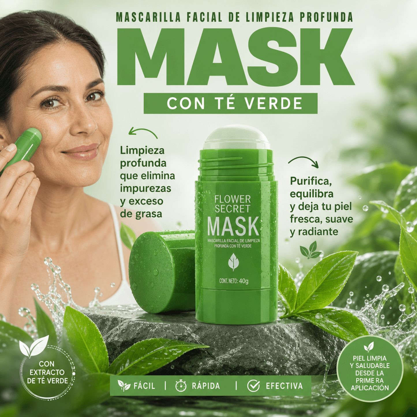 MASK / MASCARILLA TE VERDE EN BARRA