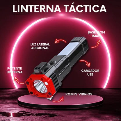 LUMINEX PRO  Linterna Multifuncianal  (Rompe Vidrios)