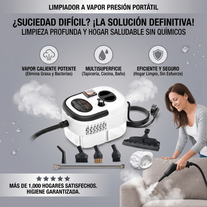 Limpiador A Vapor Presion Portatil