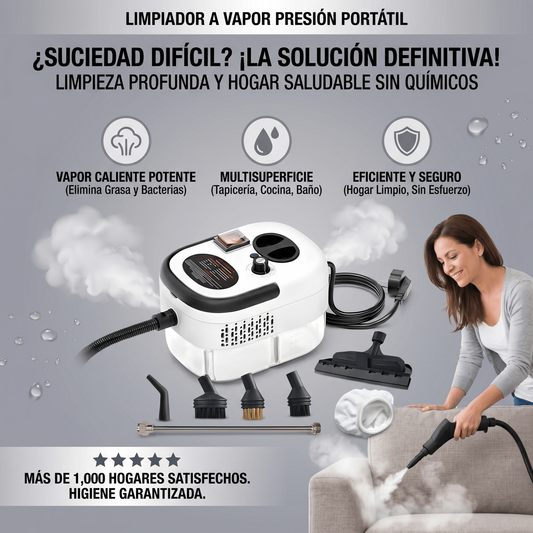 Limpiador A Vapor Presion Portatil