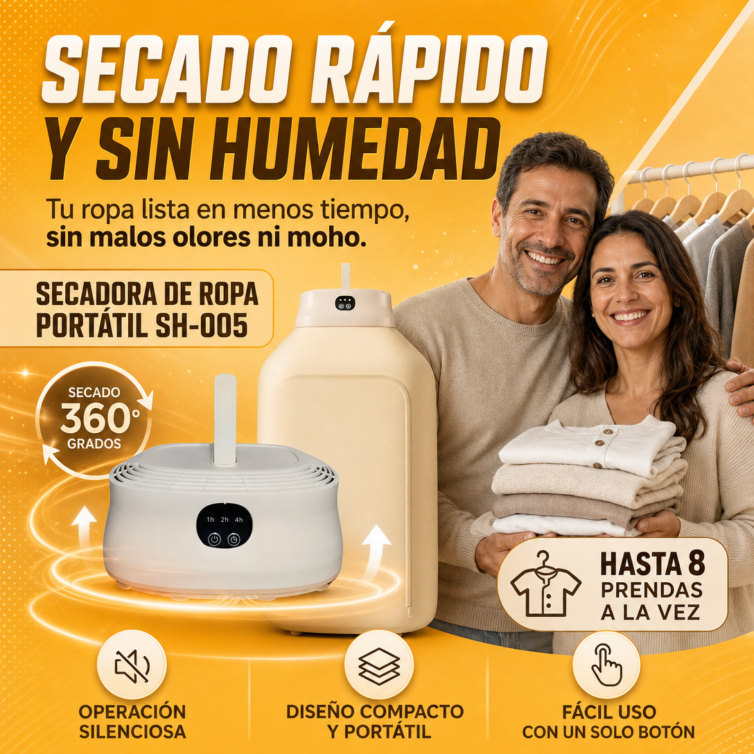 Secadora Ropa Portátil