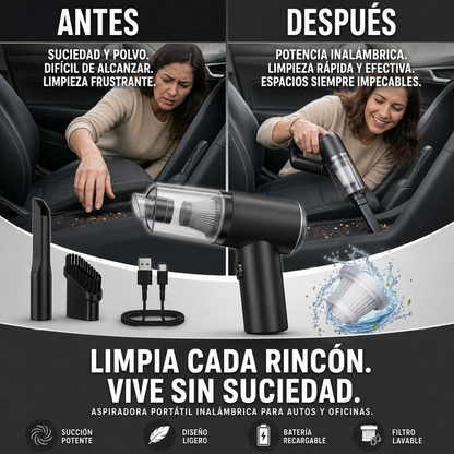 Mini Aspiradora DE AUTO PORTATIL